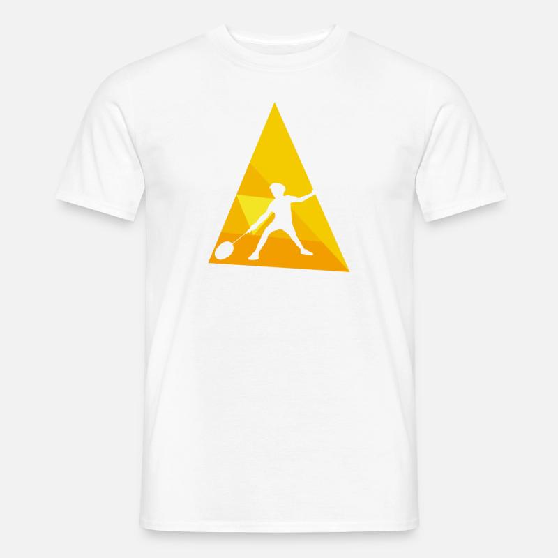 Badminton Drop Clear Badmintonschläger - Männer T-Shirt - Weiß