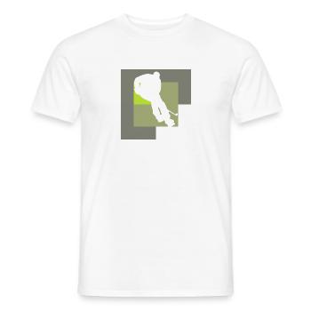 Icehockey Ice Hockey Hockey - Männer T-Shirt - Weiß - Vorne - AI Model Male 178 dark (178cm)