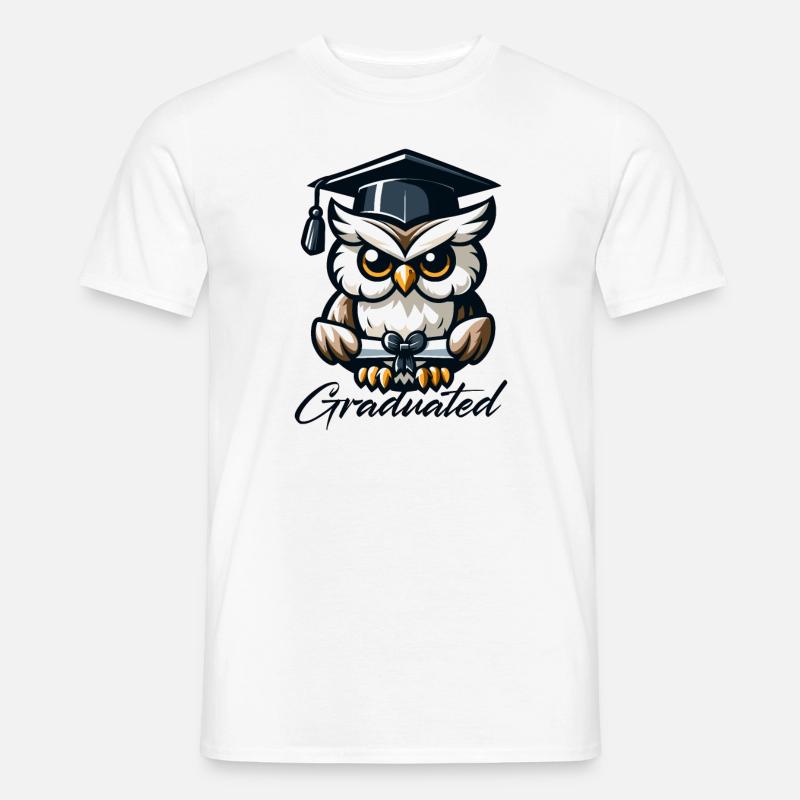 Hochschulabsolvent Abschluss Absolvent - Männer T-Shirt - Weiß
