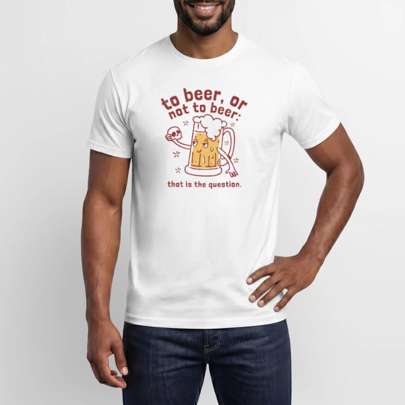 Bier oder nicht Bier Männer T-Shirt