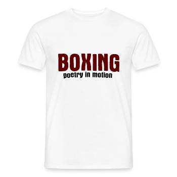 Boxsport Boxing - Männer T-Shirt - Weiß - Vorne - AI Model Male 178 dark (178cm)