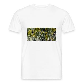 Kanarischer schöner Kaktus - Männer T-Shirt - Weiß - Vorne - AI Model Male 178 dark (178cm)