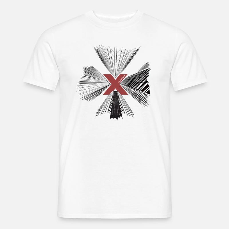 Skyscraper, Hochhaus, Skyline, NYC - Männer T-Shirt - Weiß
