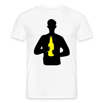 Trinken Party Bier - Männer T-Shirt - Weiß - Vorne - AI Model Male 178 dark (178cm)