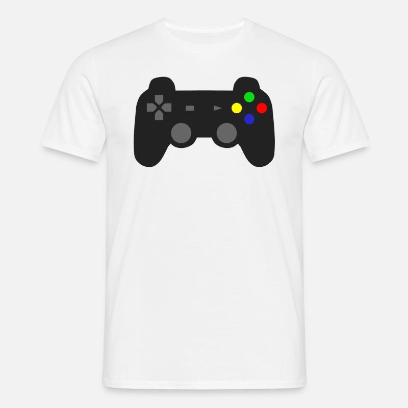 Controller - Männer T-Shirt - Weiß