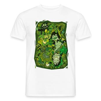 lsd_absinth - Männer T-Shirt - Weiß - Vorne - AI Model Male 178 dark (178cm)