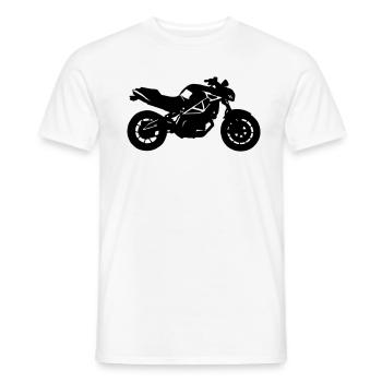 apriliasl750shiver2007_2 - Männer T-Shirt - Weiß - Vorne - AI Model Male 178 dark (178cm)