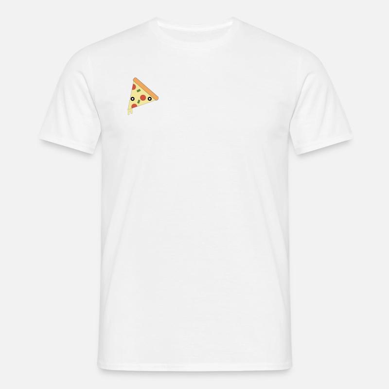 Pizza - Männer T-Shirt - Weiß