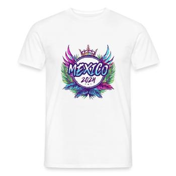 Mexico 2024 Colorful - Men's T-Shirt - white - Front - AI Model Male 178 dark (178cm)