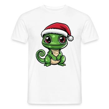 Faultier Weihnachten Niedlich - Männer T-Shirt - Weiß - Vorne - AI Model Male 178 dark (178cm)