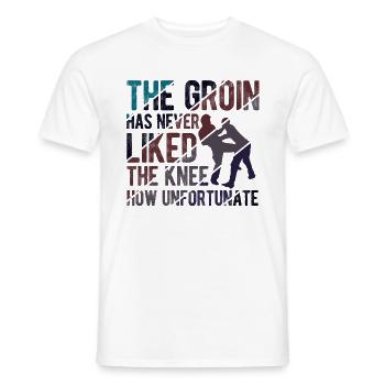 Israelischer Kampfsport Krav Maga - Männer T-Shirt - Weiß - Vorne - AI Model Male 178 dark (178cm)