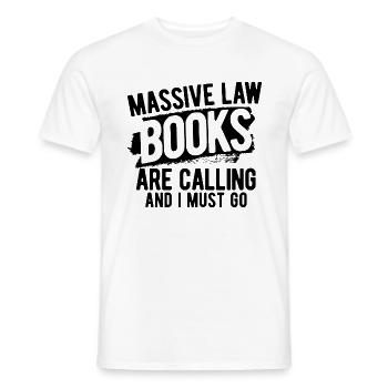 Richter Jurist Anwalt - Männer T-Shirt - Weiß - Vorne - AI Model Male 178 dark (178cm)
