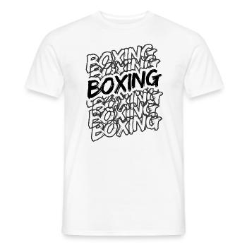 Boxsport Boxing - Männer T-Shirt - Weiß - Vorne - AI Model Male 178 dark (178cm)