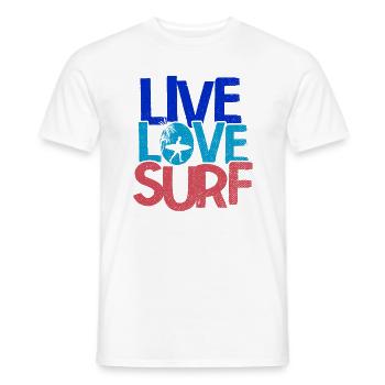 Surfen Wellenreiten Für Surfing - Männer T-Shirt - Weiß - Vorne - AI Model Male 178 dark (178cm)