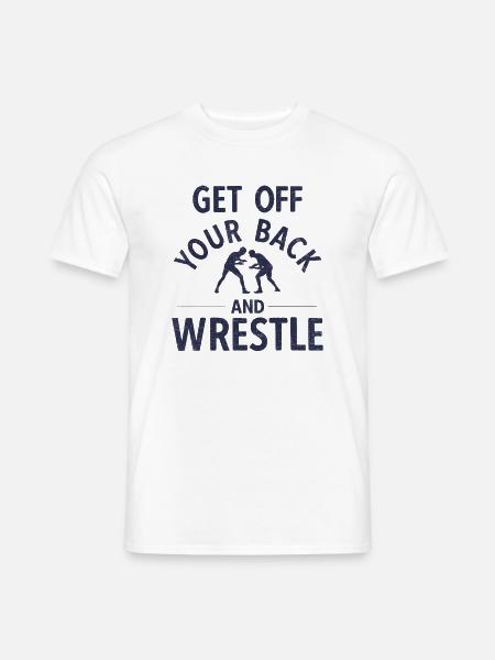 Grappling Martial Arts Wrestling - Männer T-Shirt - Weiß