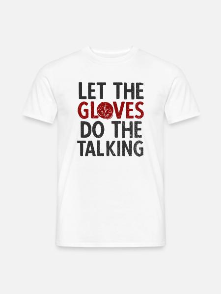 Boxsport Boxing - Männer T-Shirt - Weiß