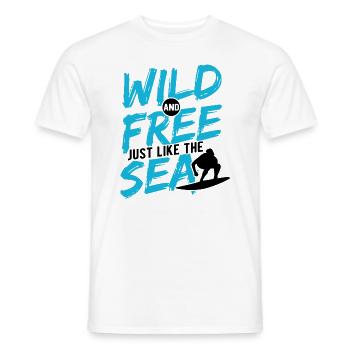 Surfen Wellenreiten Für Surfing - Männer T-Shirt - Weiß - Vorne - AI Model Male 178 dark (178cm)