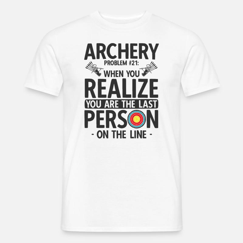 Bogenschießen Archery - Männer T-Shirt - Weiß