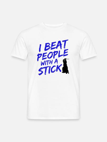 Japanischer Schwertkampf Kendo - Männer T-Shirt - Weiß
