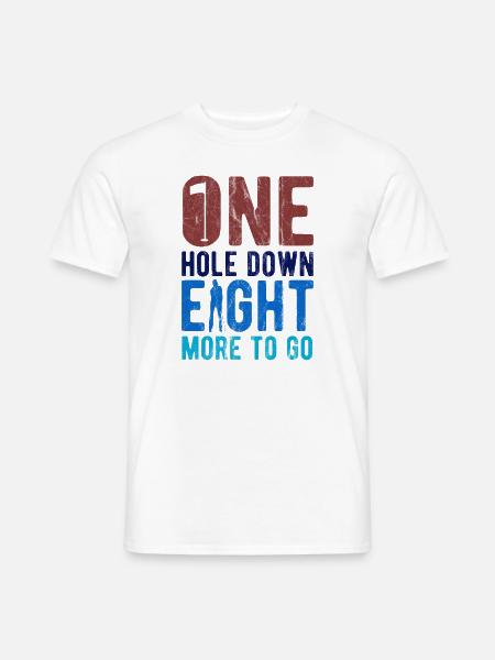 Golfplatz zum Golfen Golf - Männer T-Shirt - Weiß