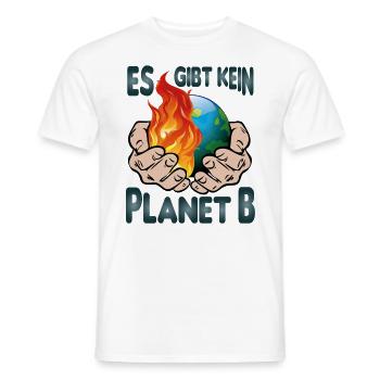 Klimawandel Klimakatastrophe Planet B - Männer T-Shirt - Weiß - Vorne - AI Model Male 178 dark (178cm)