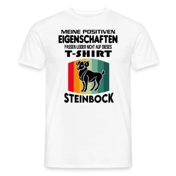 Geburtstag Sternzeichen Retro Steinbock - Männer T-Shirt - Weiß - Vorne - AI Model Male 178 dark (178cm)