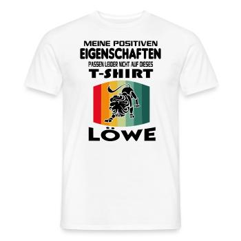 Geburtstag Sternzeichen Retro Löwe - Männer T-Shirt - Weiß - Vorne - AI Model Male 178 dark (178cm)