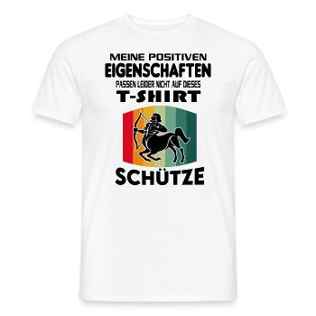 Geburtstag Sternzeichen Retro Schütze - Männer T-Shirt - Weiß - Vorne - AI Model Male 178 dark (178cm)