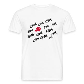 Deadfish - Männer T-Shirt - Weiß - Vorne - AI Model Male 178 dark (178cm)