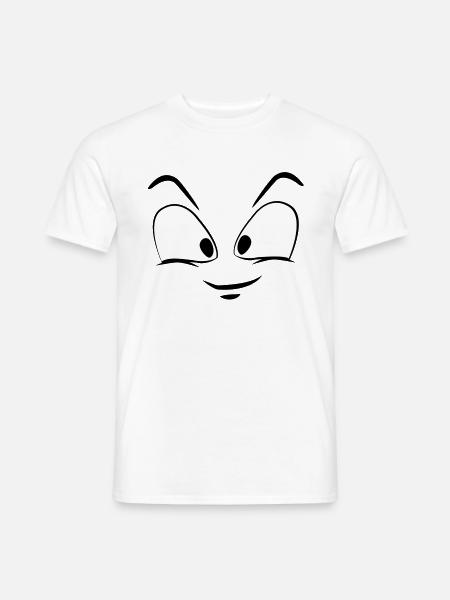 smiley face - Men's T-Shirt - white