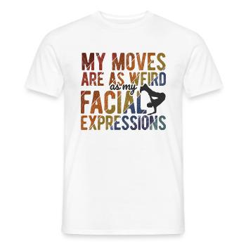 Breakdancing Tanzen für Tänzer - Männer T-Shirt - Weiß - Vorne - AI Model Male 178 dark (178cm)