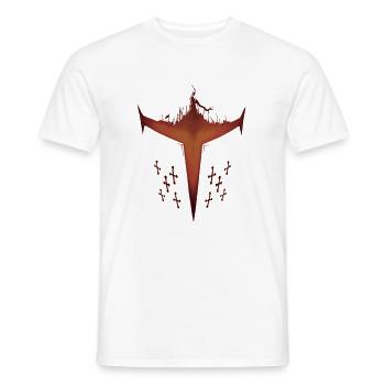 Temper - Men's T-Shirt - white - Front - AI Model Male 178 dark (178cm)