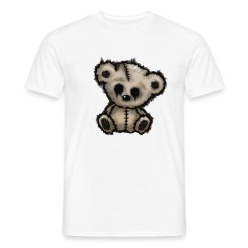 teddy - Men's T-Shirt - white - Front - AI Model Male 178 dark (178cm)