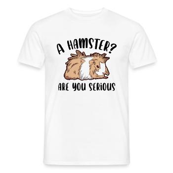 Nagetier Meerschwein Meerschweinchen - Männer T-Shirt - Weiß - Vorne - AI Model Male 178 dark (178cm)