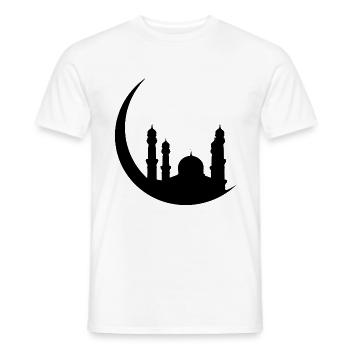 ISLAM ALLAH KORAN MOSLEM GESCHENK T-SHIRT - Männer T-Shirt - Weiß - Vorne - AI Model Male 178 dark (178cm)