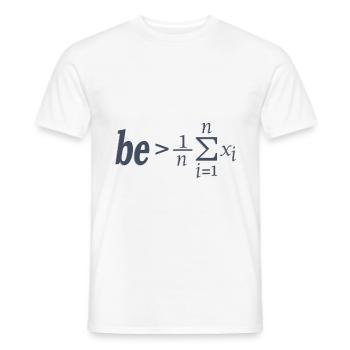 Statik - Männer T-Shirt - Weiß - Vorne - AI Model Male 178 dark (178cm)