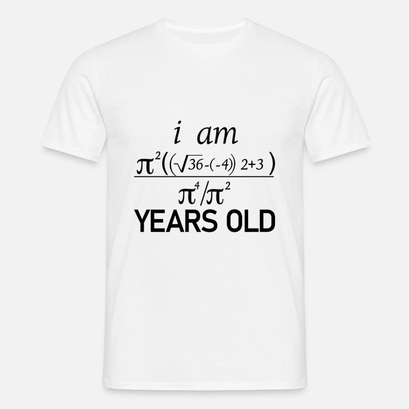 Formule Math Age - T-shirt Homme - blanc