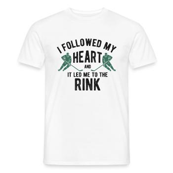 Eishockey - Männer T-Shirt - Weiß - Vorne - AI Model Male 178 dark (178cm)