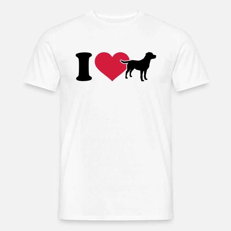 Labrador - Männer T-Shirt - Weiß