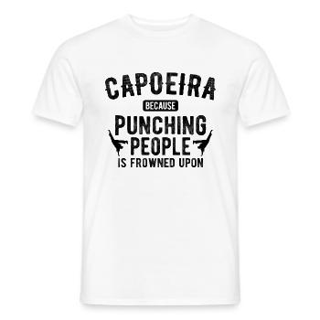 Capoeira - Männer T-Shirt - Weiß - Vorne - AI Model Male 178 dark (178cm)