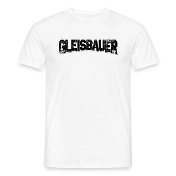 Constructeurs de pistes - T-shirt homme - blanc - Devant - AI Model Male 178 dark (178cm)