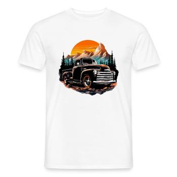 Chevy Truck - Men's T-Shirt - white - Front - AI Model Male 178 dark (178cm)