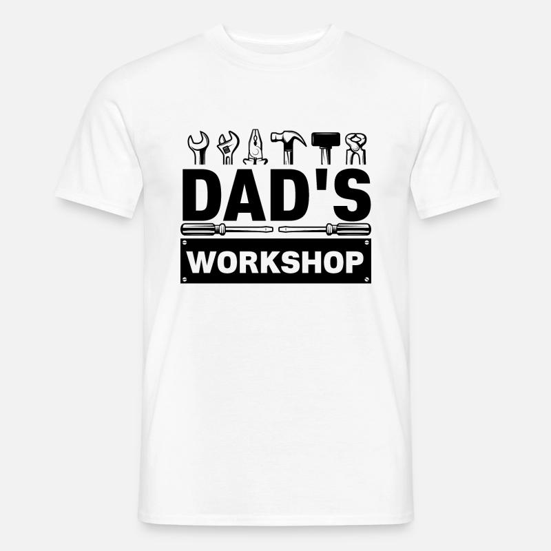 Dad Vater Daddy Geschenk - Männer T-Shirt - Weiß