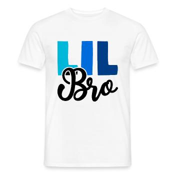 LIL BRO Brother Siblings - Men's T-Shirt - white - Front - AI Model Male 178 dark (178cm)