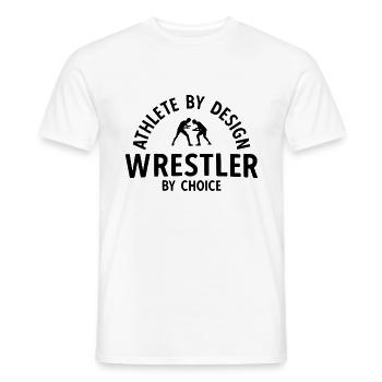 Grappling Martial Arts Wrestling - Männer T-Shirt - Weiß - Vorne - AI Model Male 178 dark (178cm)