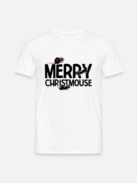 Nagetier Maus Ratte - Männer T-Shirt - Weiß