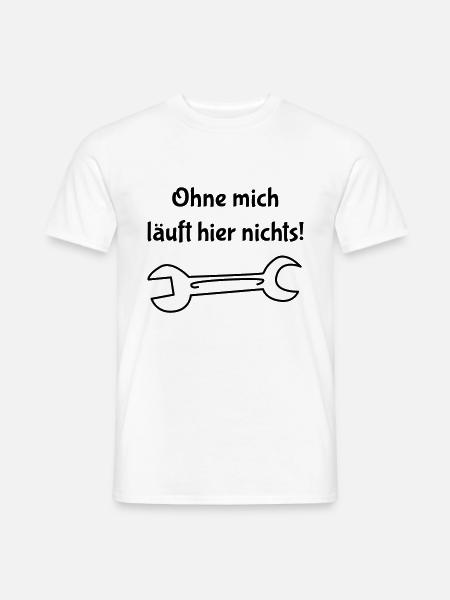 Lustiger Spruch für Handwerker - Männer T-Shirt - Weiß