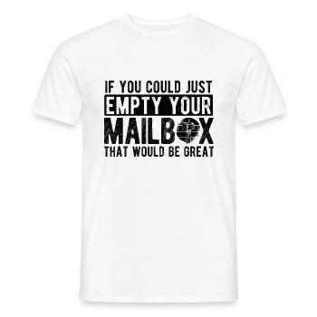 Briefträger Und Paket-Zusteller Für Postboten - Männer T-Shirt - Weiß - Vorne - AI Model Male 178 dark (178cm)