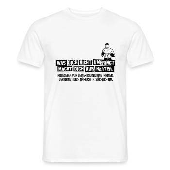 kickbox trainer - Männer T-Shirt - Weiß - Vorne - AI Model Male 178 dark (178cm)