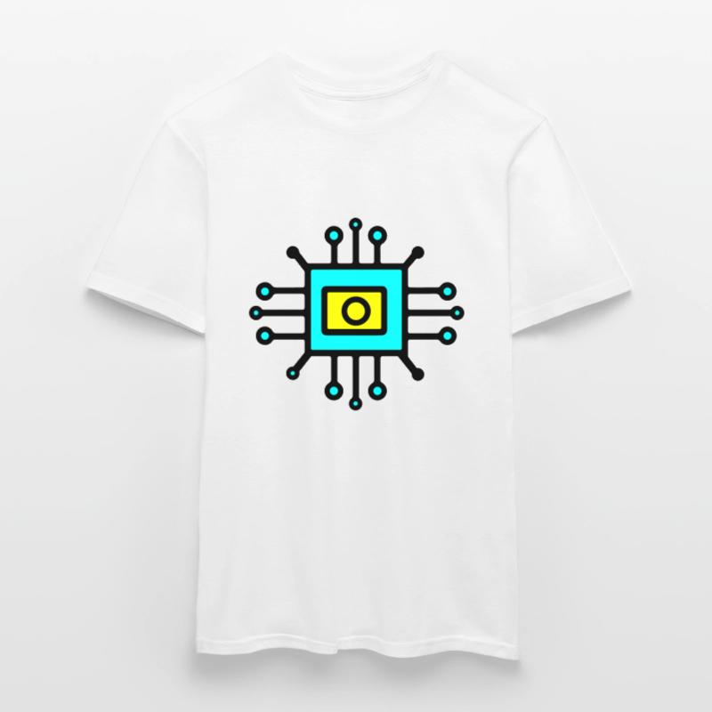Chip Digital Computer Sensor Männer T-Shirt